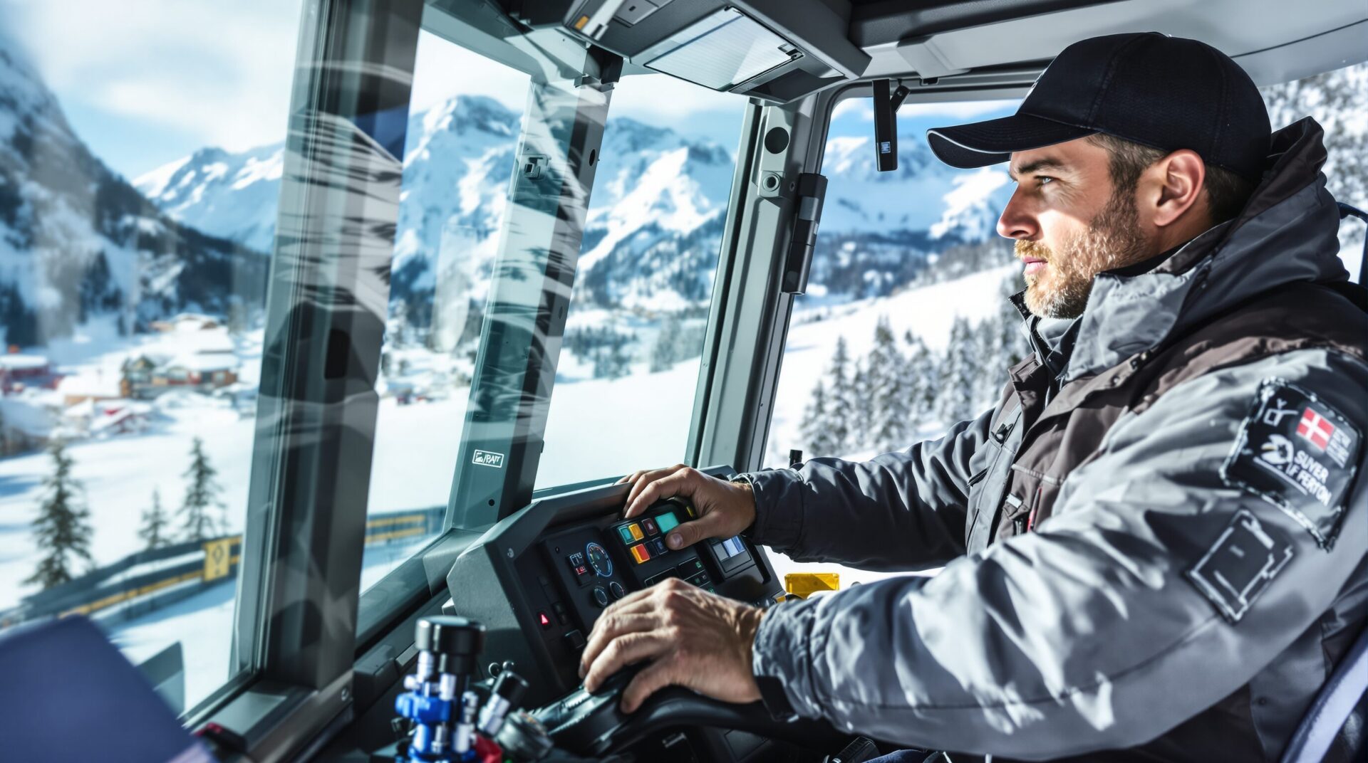 conducteur de dameuse