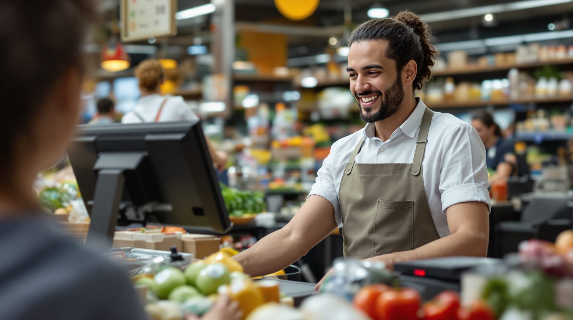 hotesse de caisse qualité