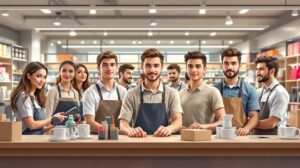 metier avec un bac pro commerce