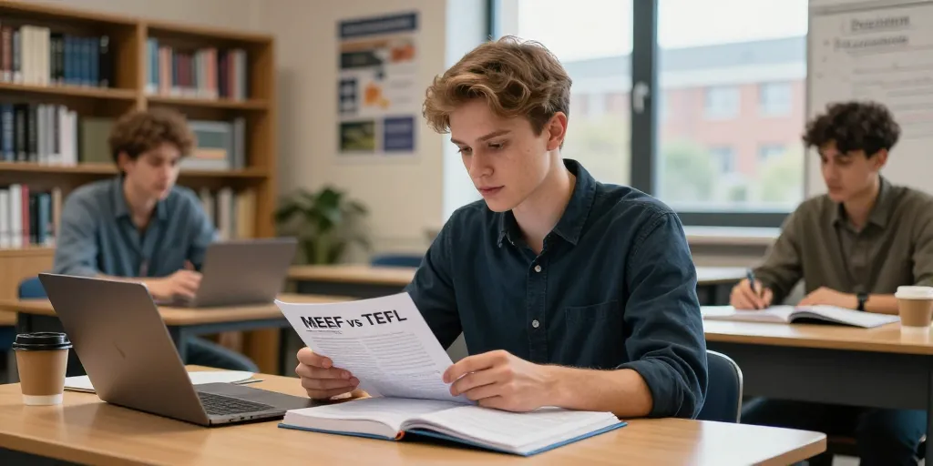 prof d'anglais etudes