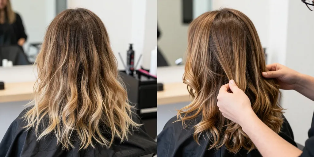 prix coloration coiffeur